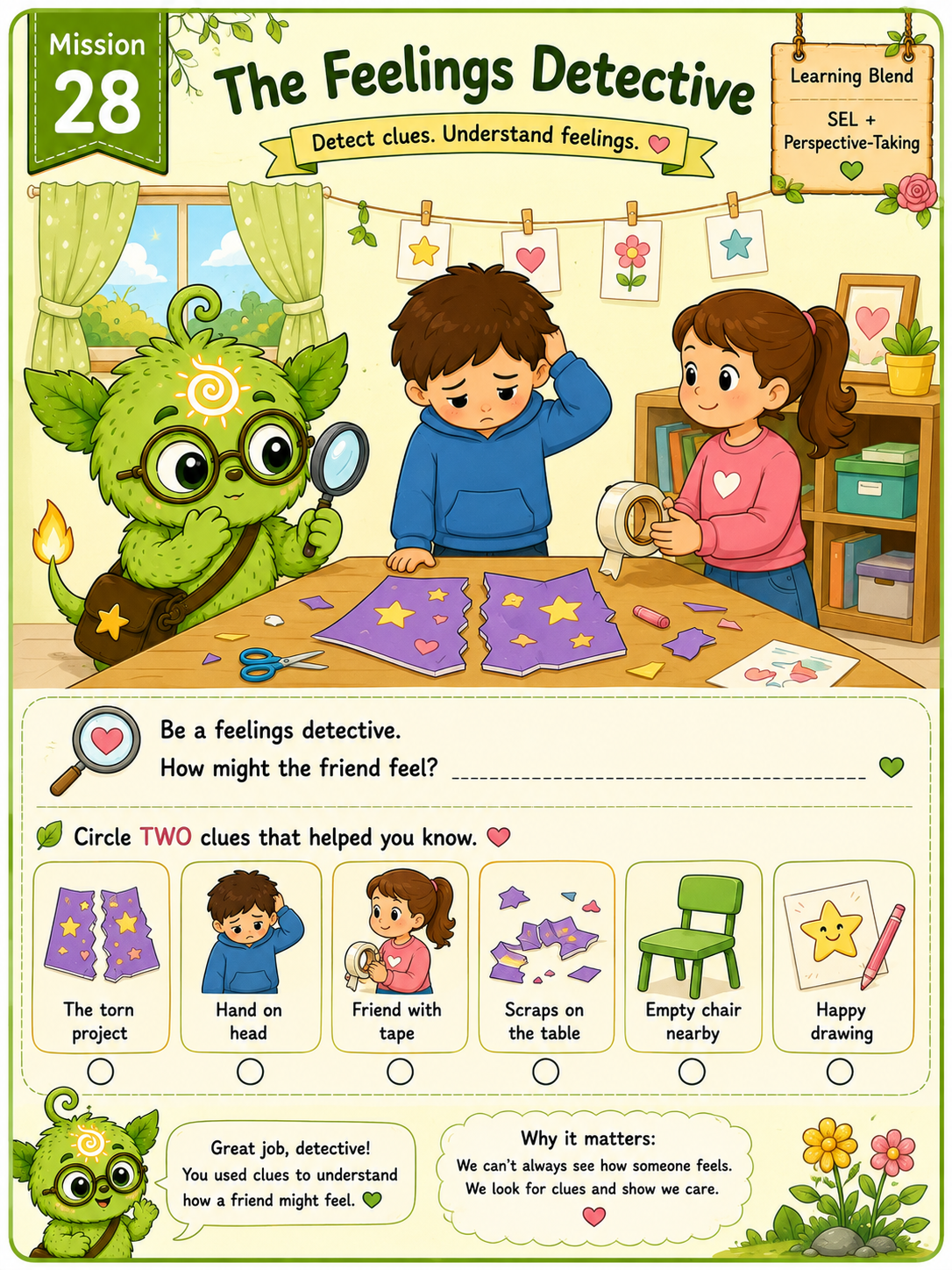 The Feelings Detective activity