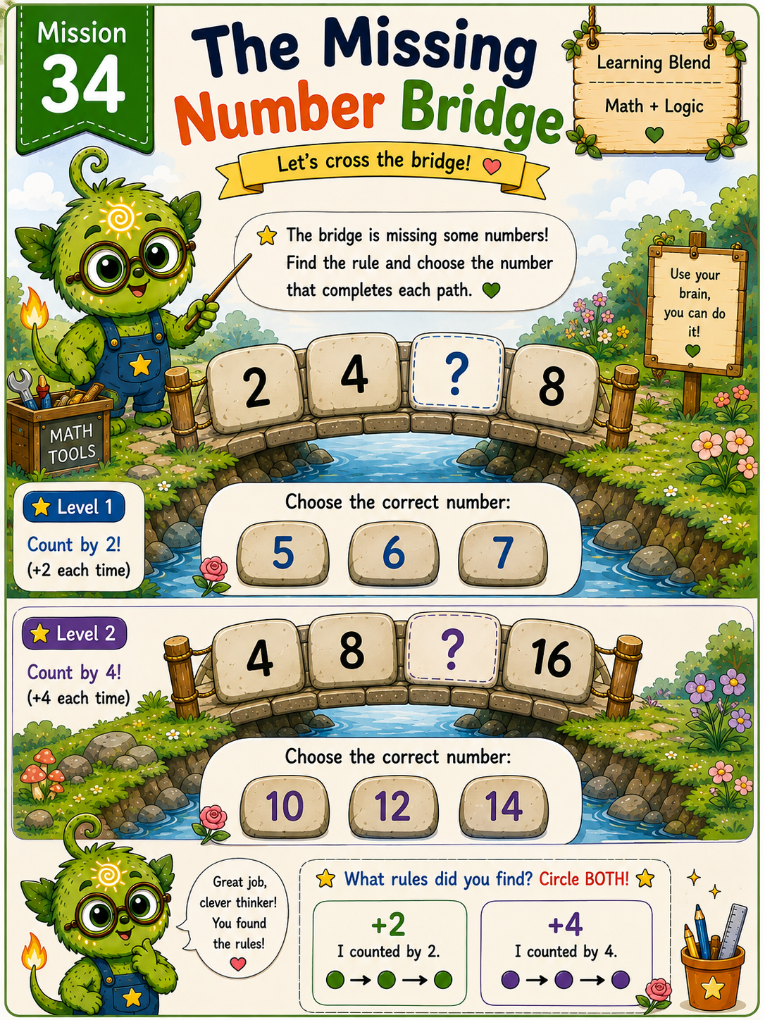 Missing Number Bridge sample