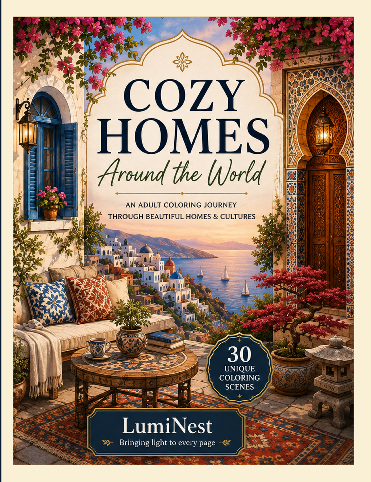 Original cover of Cozy Homes Around the World